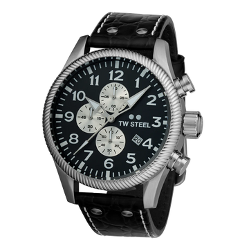 TW Steel Black & Silver Volante Men’s Watch | VS110